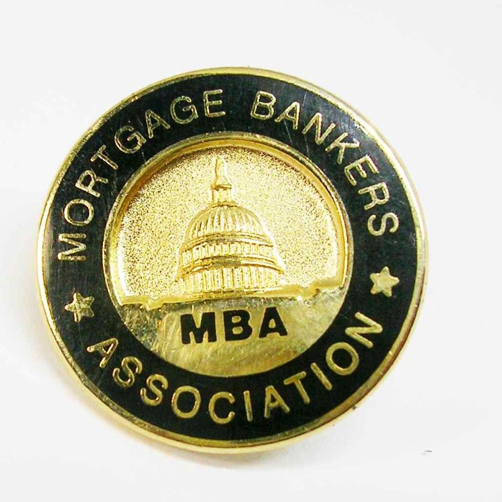 Vintage Pin Tie Tack Mortgage Bankers Association MBA Capitol